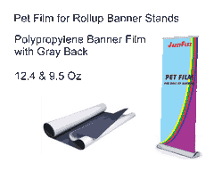 PET Film - For Roll Up Banner Stands