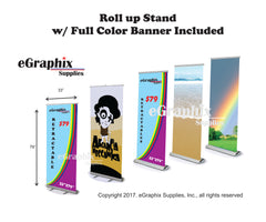 Roll Up Banners - Printed &amp; Mounted