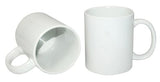 Sublimatable 11oz White Ceramic Mugs