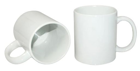 Sublimatable 11oz White Ceramic Mugs