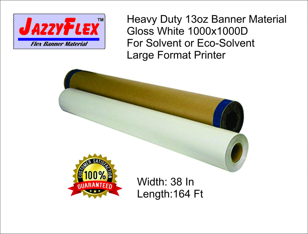 Banner Material (Glossy) - 38" x 164' Roll