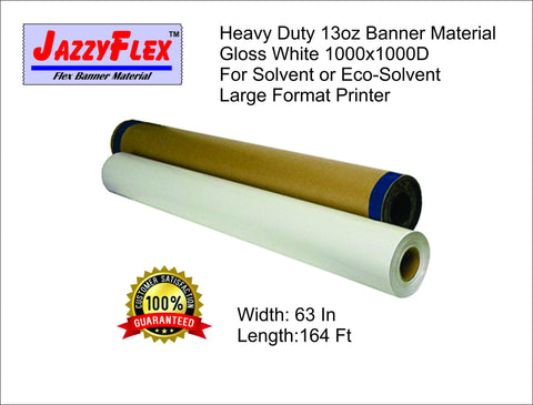 Banner Material ( Glossy) - 63" x 164' Roll