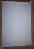 Aluminum Sign Blank, White, 12" x 18" x 0.040", Squared Corner, with holes