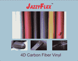 4D Carbon Fiber Vinyl, Black - JazzyFlex