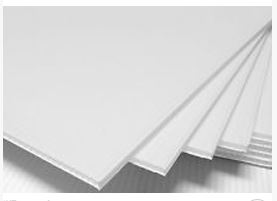 White Corrugated Plastic, 4-mm Thick