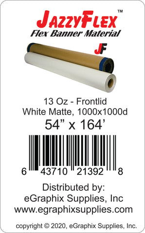 Banner Material (Semi Matte) - 54" x 164' Roll