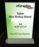 Table Top - Mini Rollup Stand, Sizes A3 & A4