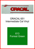 Oracal 651 Calender Vinyl, 2' wide x 10' Roll