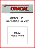 Oracal 651 Calender Vinyl, 24" x 30' Roll