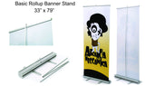 Basic Rollup Banner Stand, 33"x79"